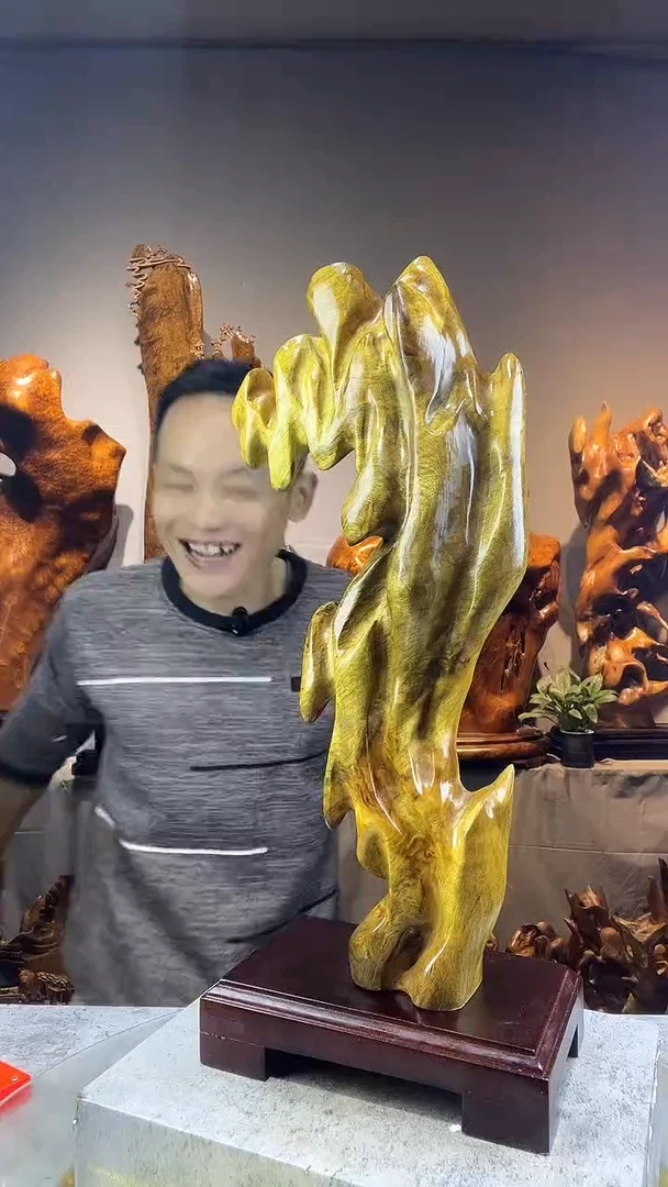 金丝楠时**哥小叶桢楠随行摆件21
