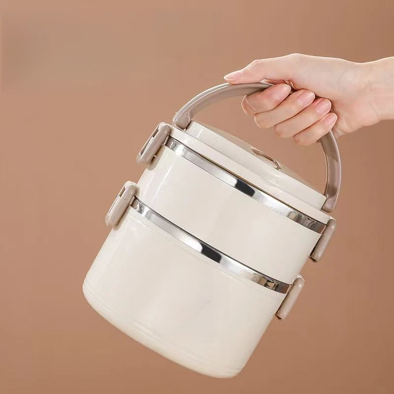 双层饭盒不锈钢食品级带盖