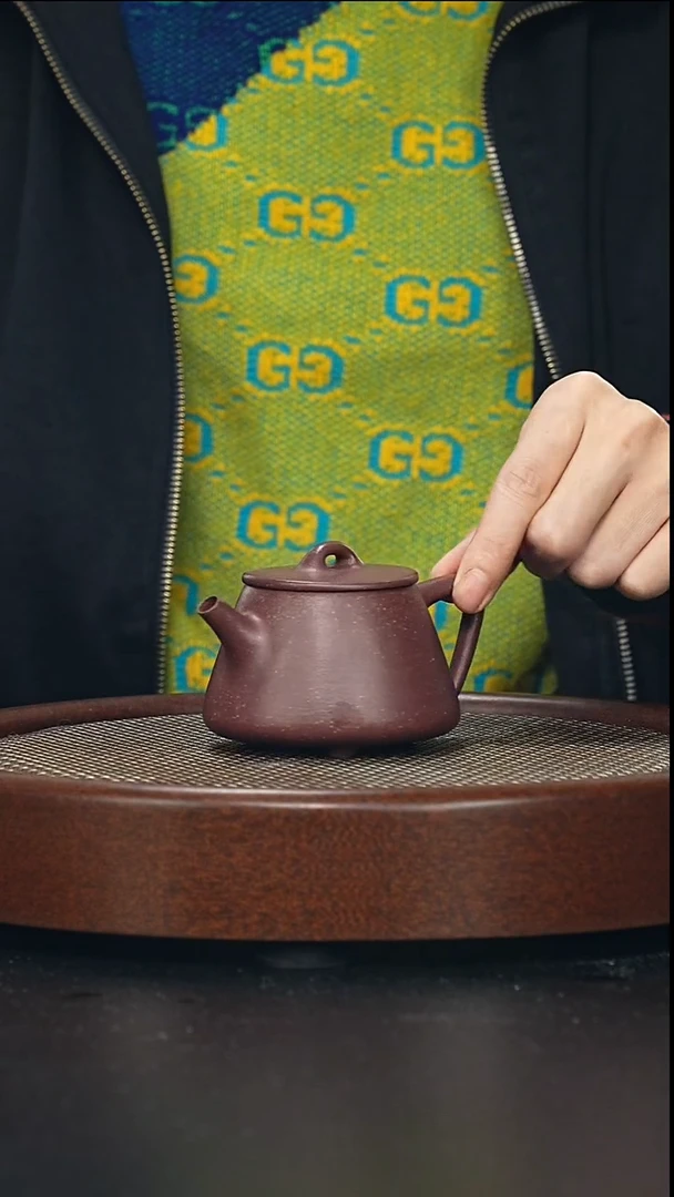 茶壶紫砂全手工微微瑕-668