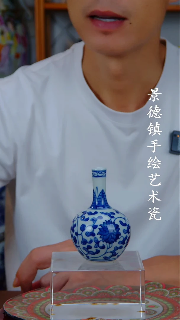 现代景德镇手工手绘陶瓷摆件7