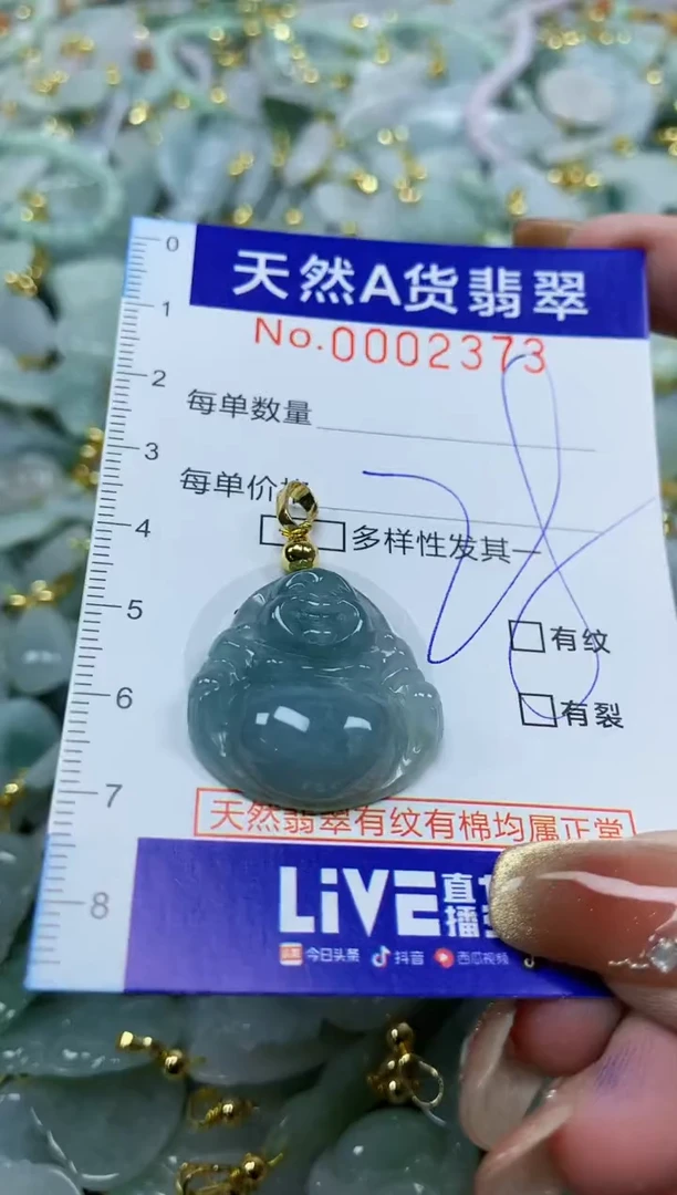 颈饰未镶嵌翡翠天然A货翡翠