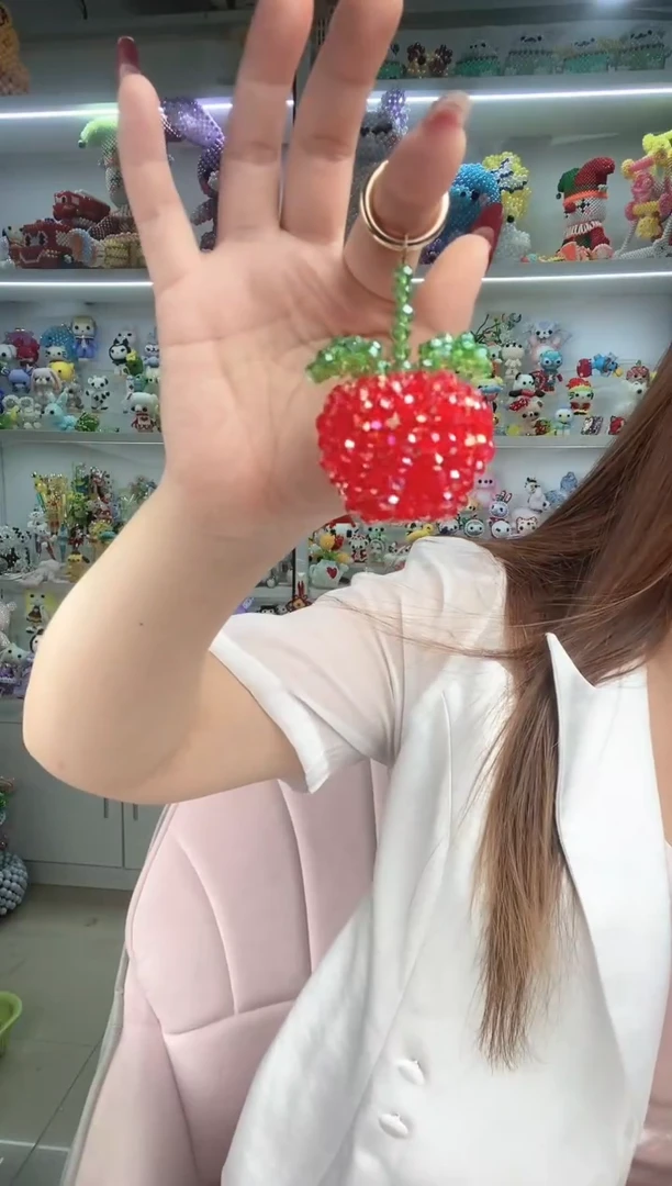 玻璃0502卡6水晶苹果材料包买一宠一