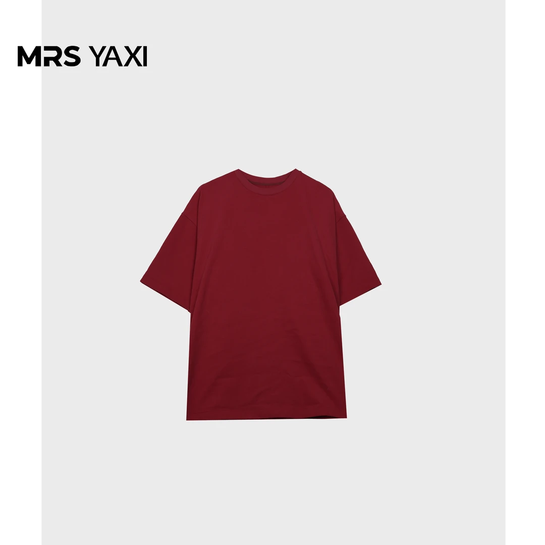 Mrsyaxi红色宽松百搭短袖T恤YX4123109