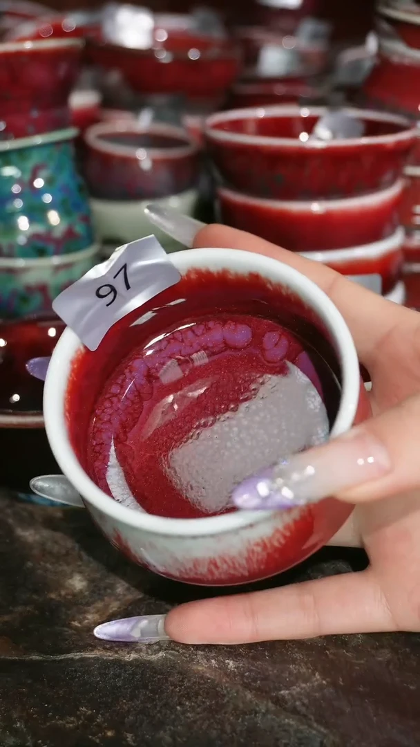 摆件陶精品窑变钧瓷茶器