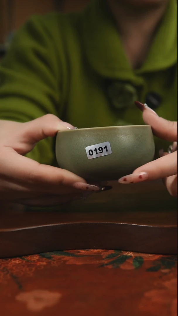 杯子瓷汝州原产地原矿仿古老釉q191