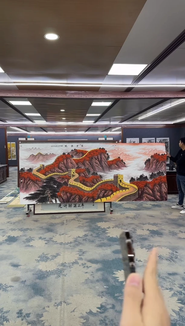 国画黄****师Z王红兵-山水国画-大丈二