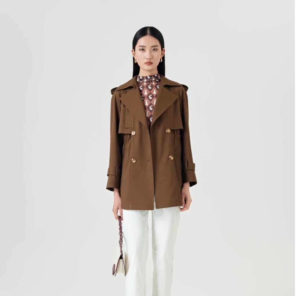 【ZOSOUL/佐色】春季休闲时尚百搭一手长风衣（223645968）