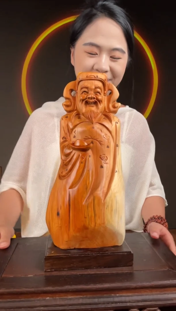 柏木（崖柏）手工摆件,先抢先得! 编号:42