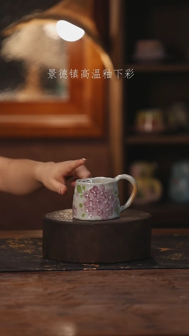 陶瓷景德镇高温釉下手绘陶瓷359
