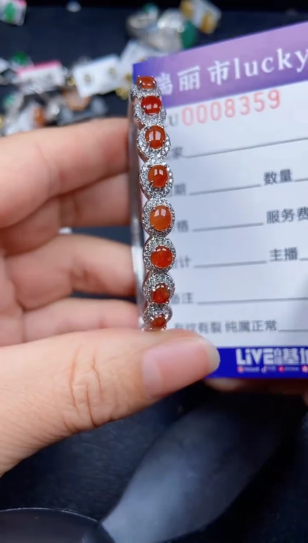 【闪购商品】翡翠颈饰银S925镶嵌8359