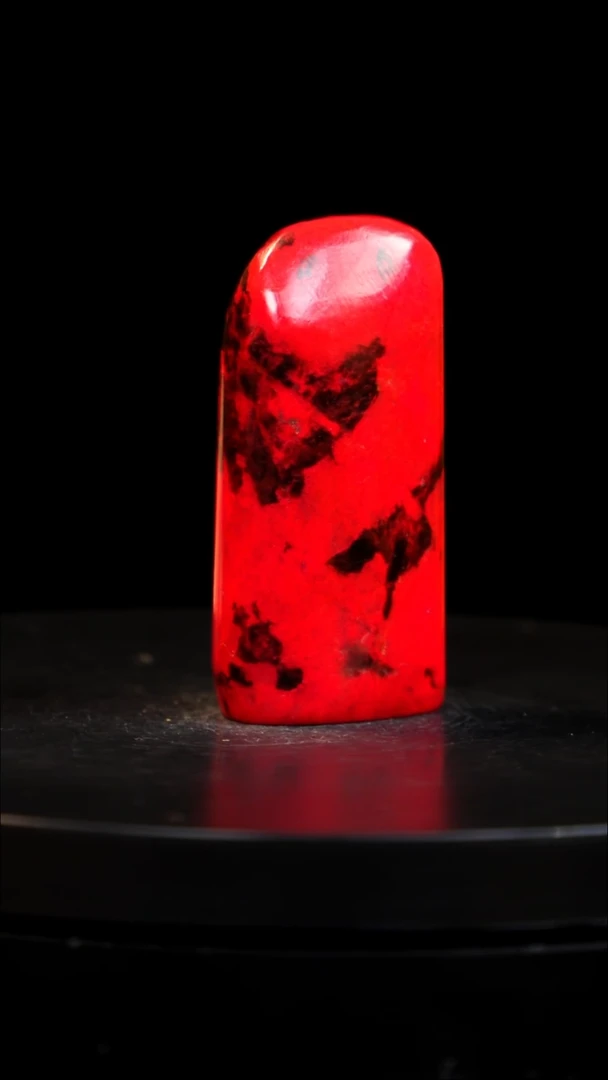 鸡血石精品小红袍鸡血石旬阳