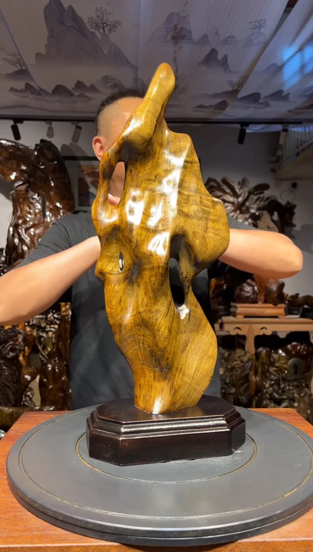 乌木类木质文玩自然摆件