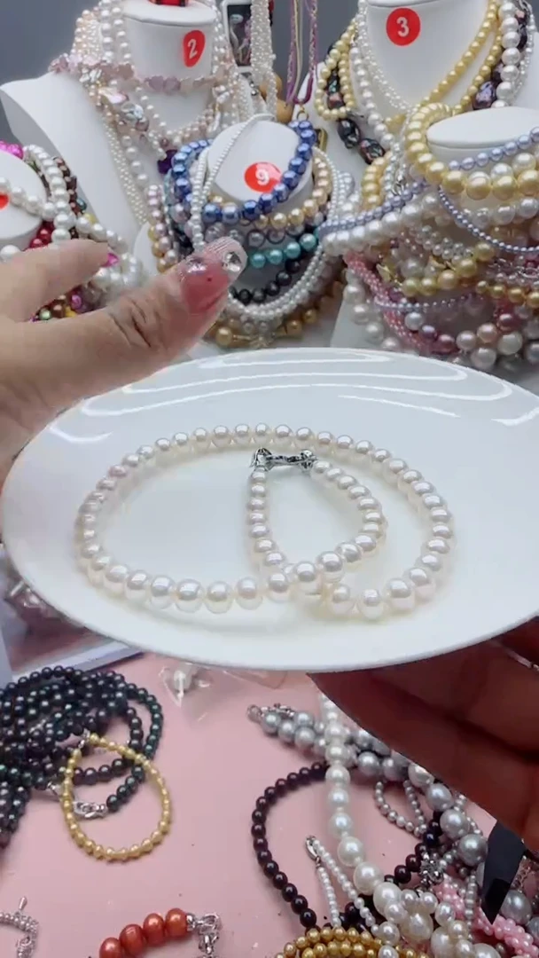 淡水珍珠未镶嵌颈饰1