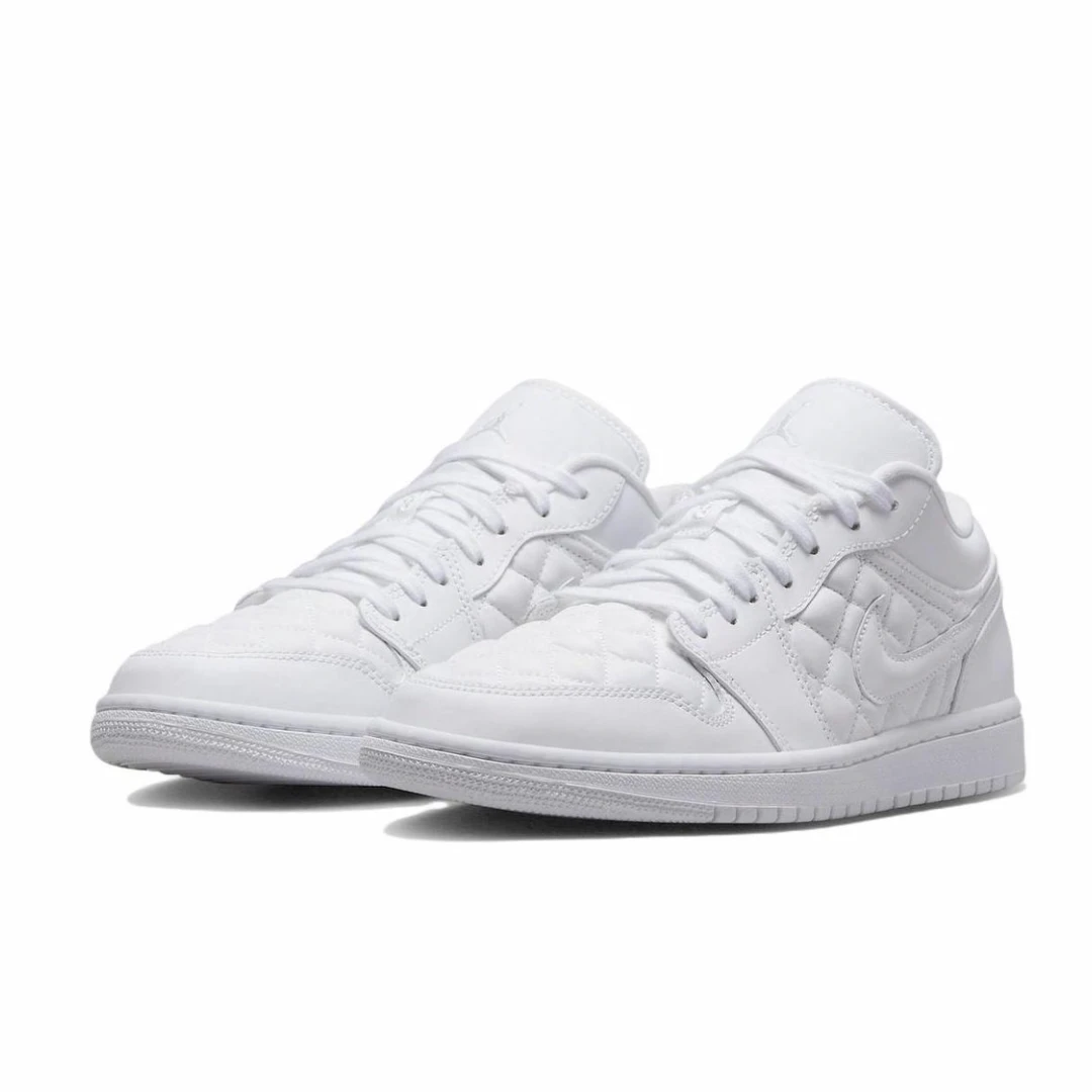 Nike/耐克AJ1low复古小香奈儿低帮夏季休闲鞋纯白运动 DB6480-100