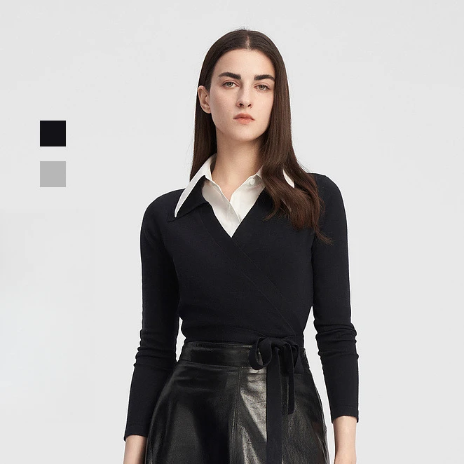 【粉丝专享】ELLASSAY歌力思两件套针织开衫EWE343M04700