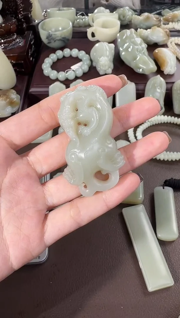 吊坠(不含链)未镶嵌和田玉非*7