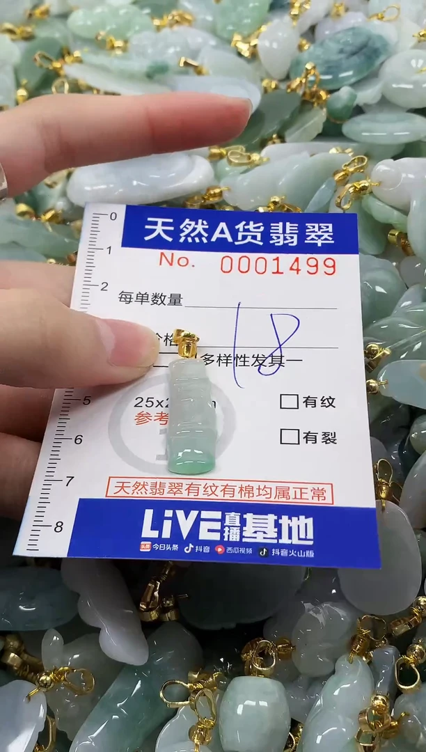 颈饰未镶嵌翡翠天然a货翡翠