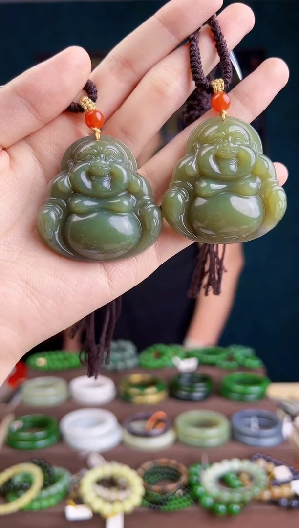 和田玉未镶嵌颈饰多样性发货 拍一单发一个