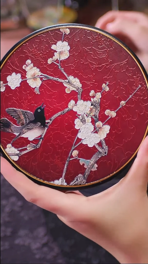 壹藏贰宝喜上眉梢图案大垫子一片