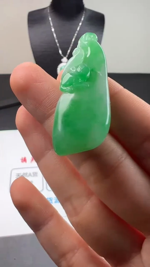 吊坠(不含链)未镶嵌翡翠天然缅甸A货翡翠 福瓜