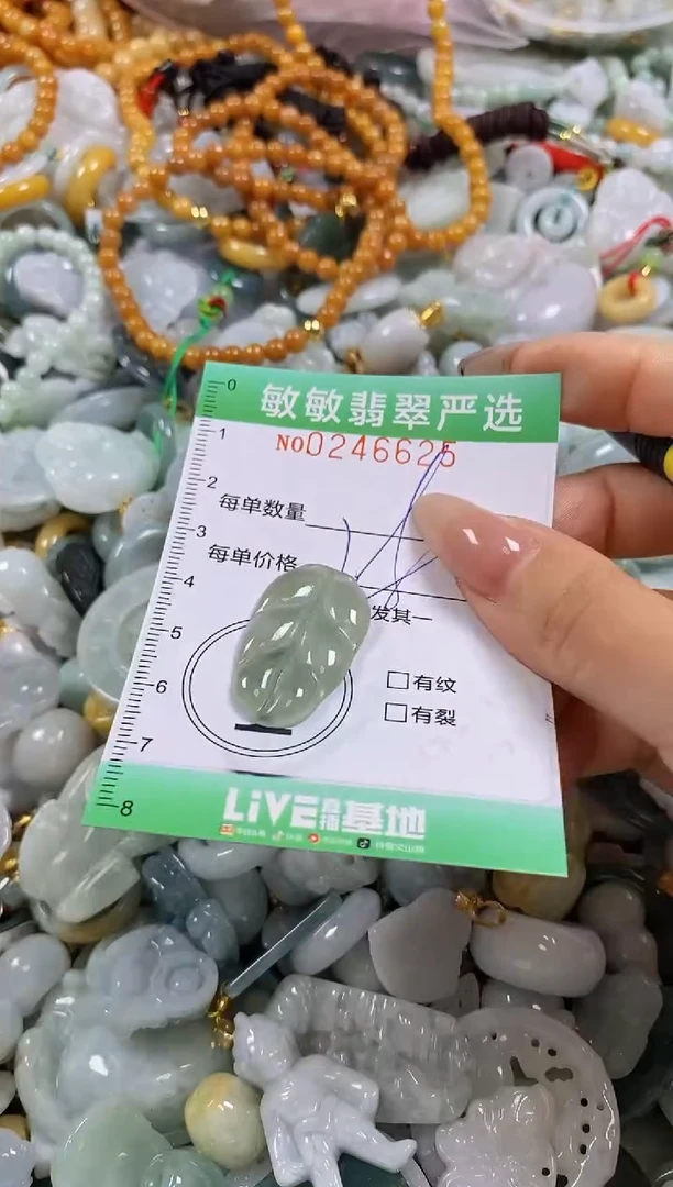 翡翠未镶嵌颈饰闪购0246626