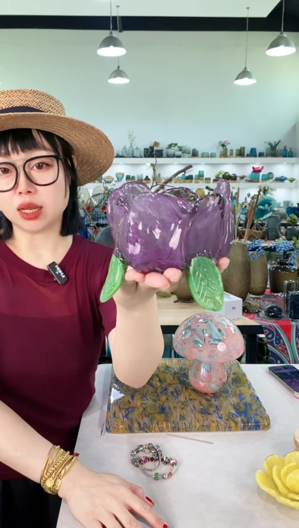 慕忆家手作琉璃花瓶