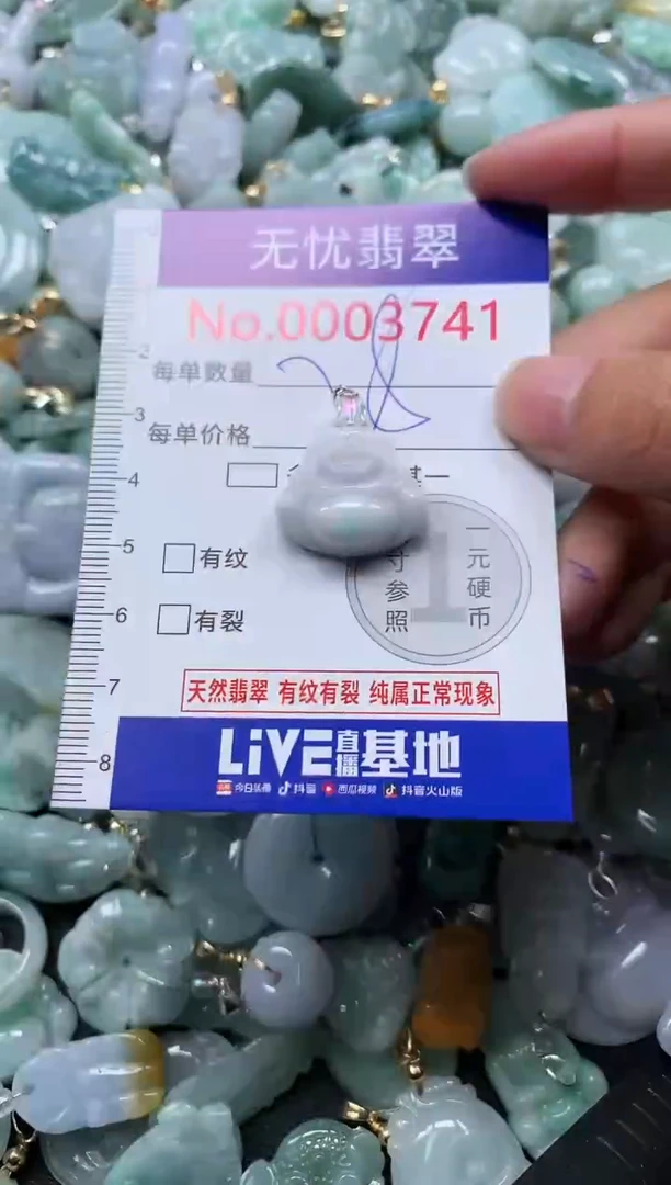 颈饰未镶嵌翡翠3741