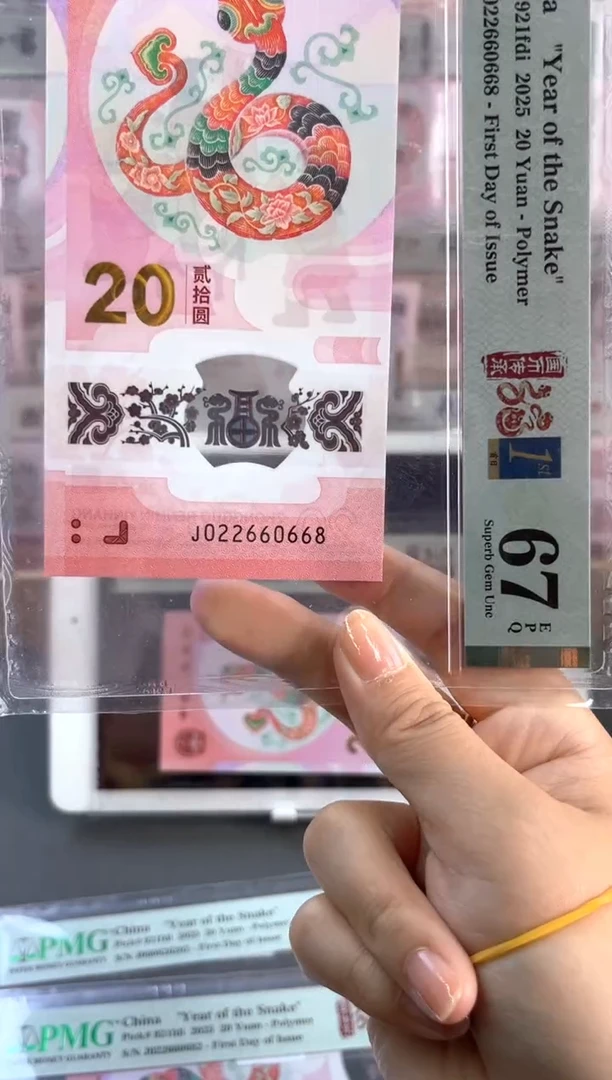 塑料蛇钞 67分 J022660668