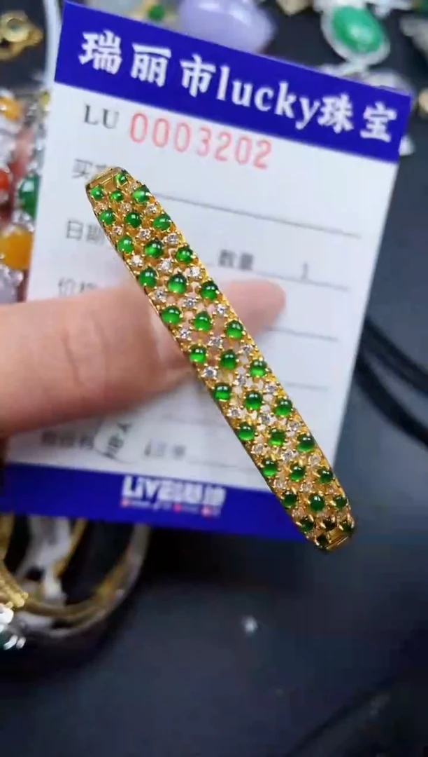 【闪购商品】翡翠颈饰银S925镶嵌3202