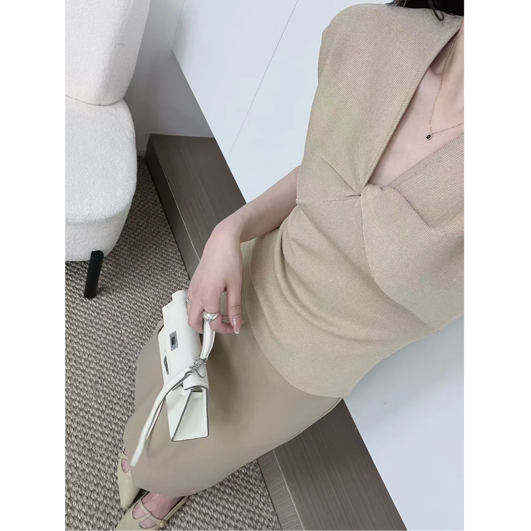 【梓铭】20313~进口设计款 显瘦绝绝气质高级感半身裙  现货秒发