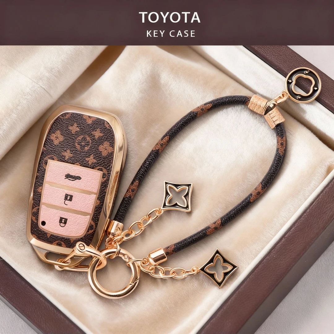 丰田车钥匙套保护套皇冠陆放威飒凌放酷路泽霸道普拉多bz3奕泽扣