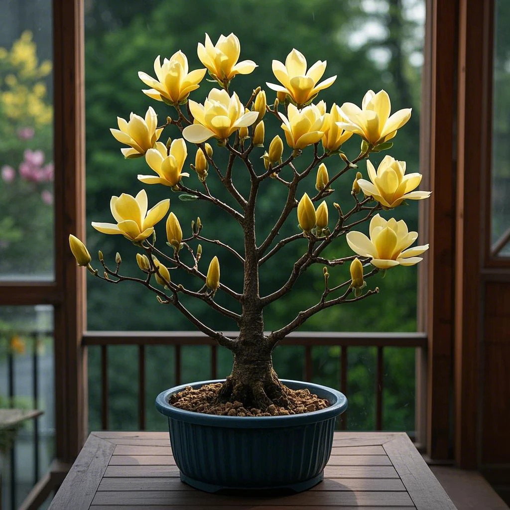 白兰花玉兰树苗花卉植物室内庭院绿植黄角兰盆栽易活四季开花浓香