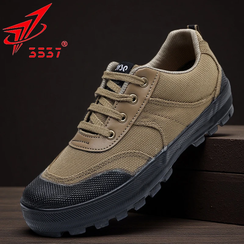 3537 正品劳保解放鞋男帆布训练鞋耐磨防滑工地劳动胶鞋户外登山