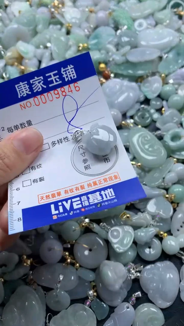 颈饰未镶嵌翡翠9846