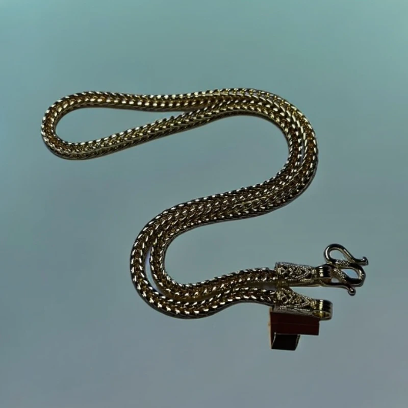 YQ-X001--通体里外一致臻品高奢龙骨项链