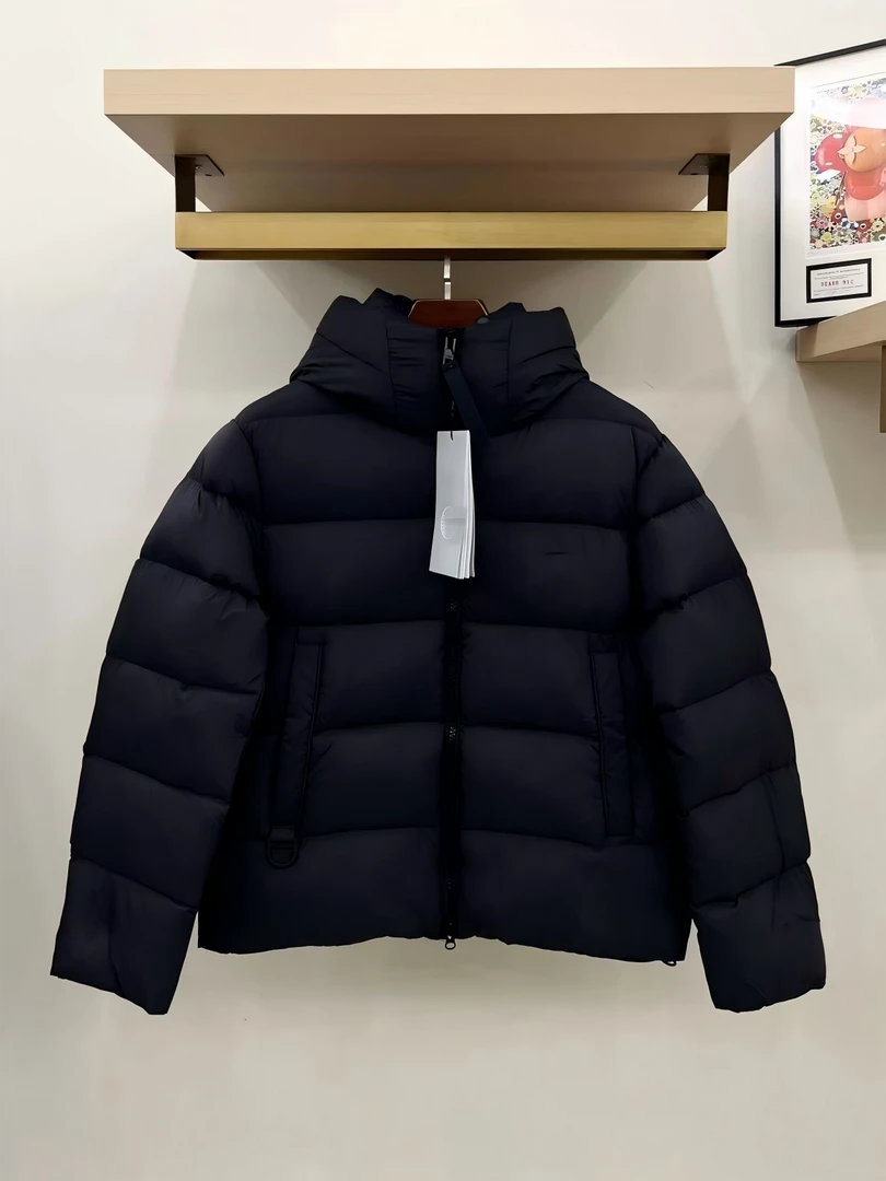 【钱老板】短款羽绒服男女徽标连帽面包服2588鹅