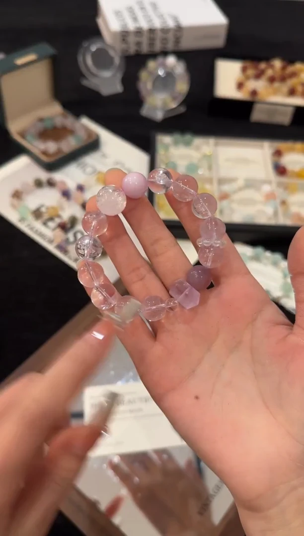 合金手链水晶紫阿赛x3033