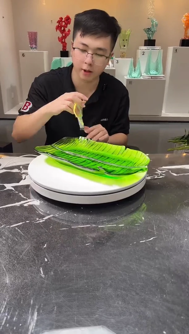 摆件巴比特美学 芭蕉叶果盘