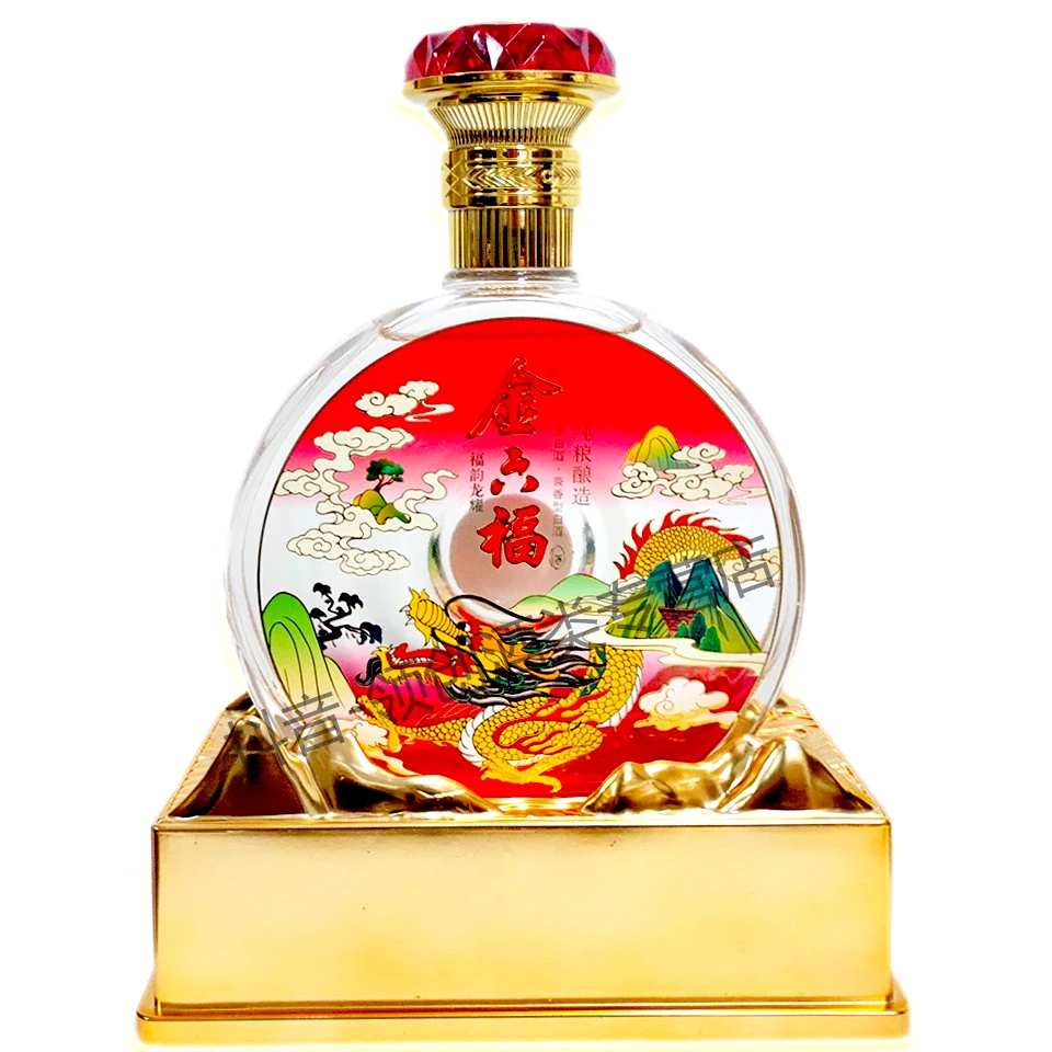 金六福福韵龙耀中国福酒50.8度兼香型送礼白酒礼盒50.8度500ml