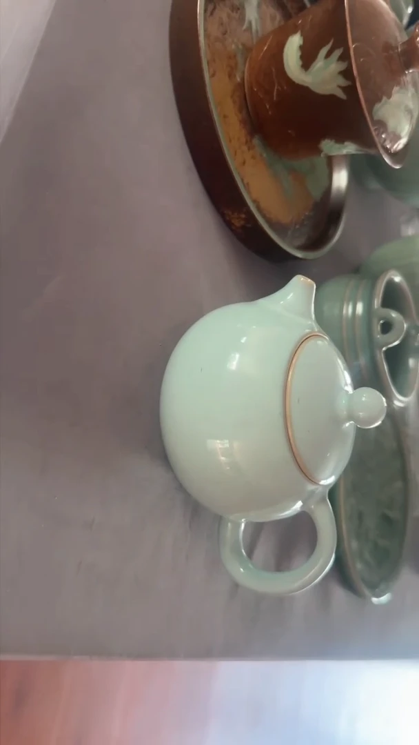 其它舞钢汝瓷 西施壶