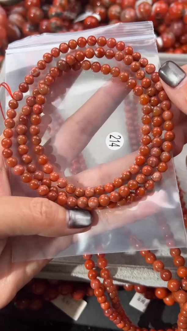 未镶嵌手串南红玛瑙5+
