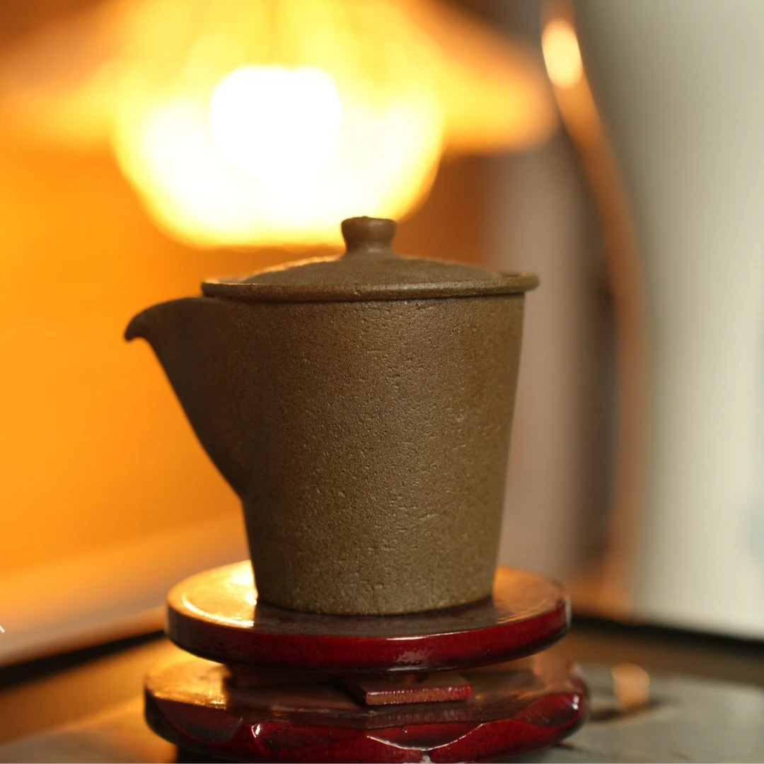 冰碛岩陶制 精工全手壶 茶壶 手抓壶 150cc