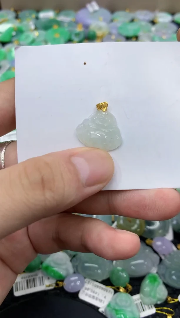 颈饰未镶嵌翡翠天然缅甸翡翠A货