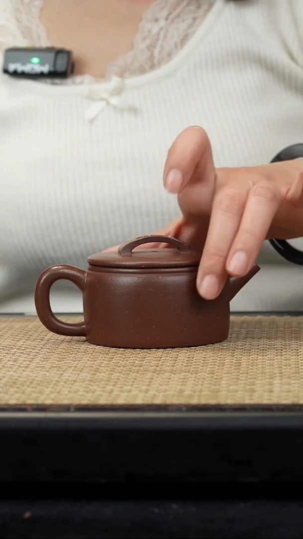 【闪购商品】紫砂茶壶梨皮紫泥汉瓦