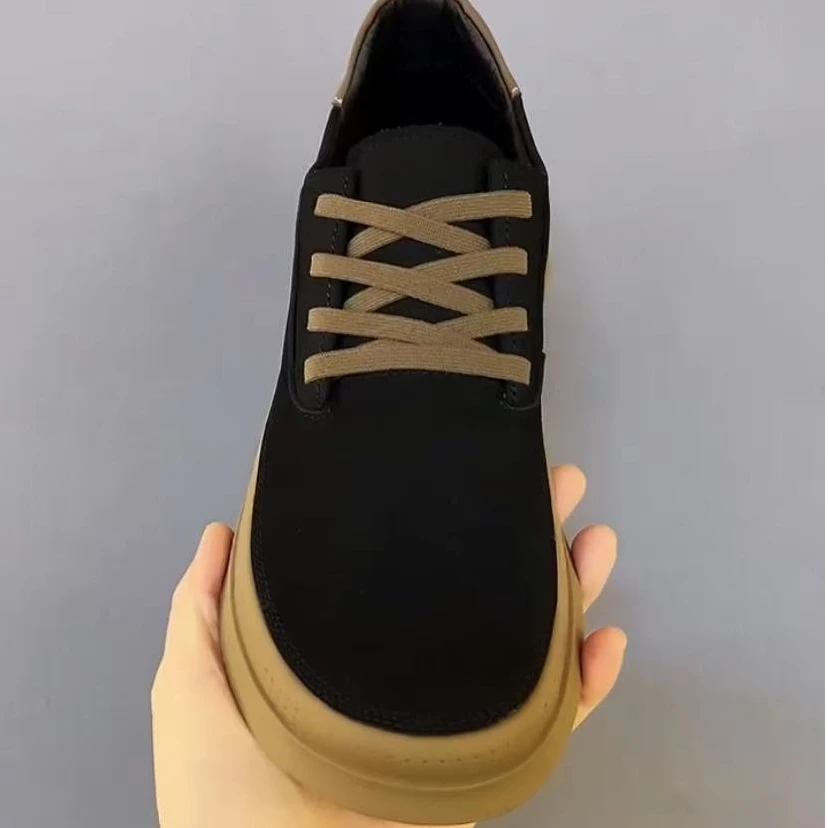 新款高品质全皮面休闲百搭男鞋