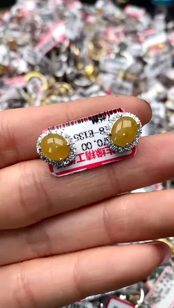 【闪购商品】翡翠戒指银S925镶嵌66666  5