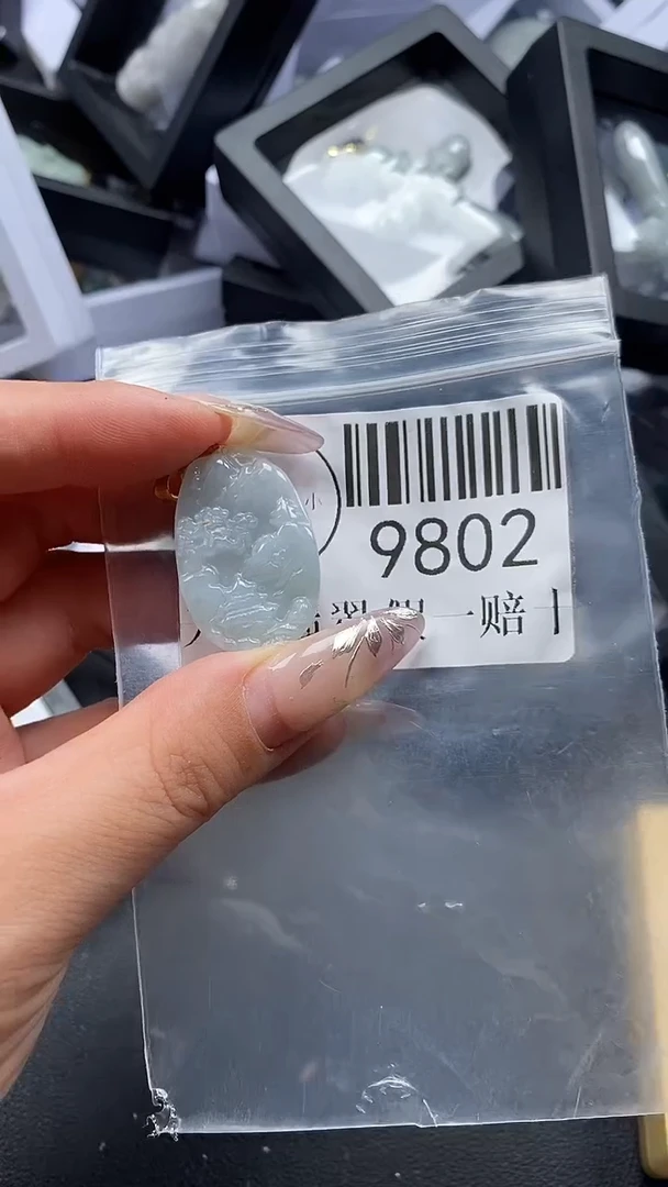 吊坠(不含链)未镶嵌翡翠9802