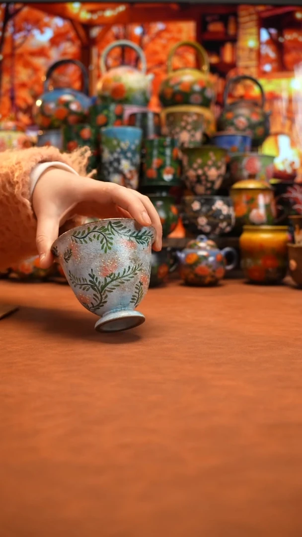 油画   釉下彩   杯子