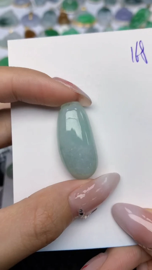 【闪购商品】翡翠颈饰18K金镶嵌天然翡翠a货