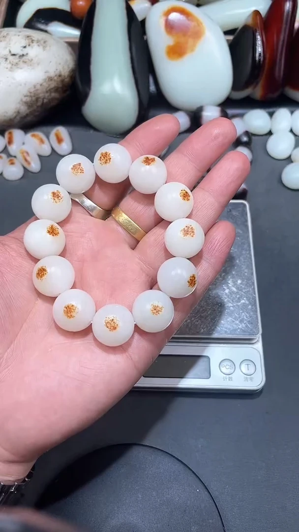 【闪购商品】和田玉手串未镶嵌YL-LL-2.7-18多样性发货